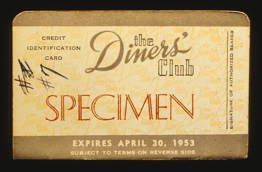Первая кредитная карта The Diners Club